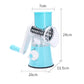 Manual Vegetable Cutter Slicer Kitchen Vegetable Chopper Round Slicer Graters Cheese Shredder