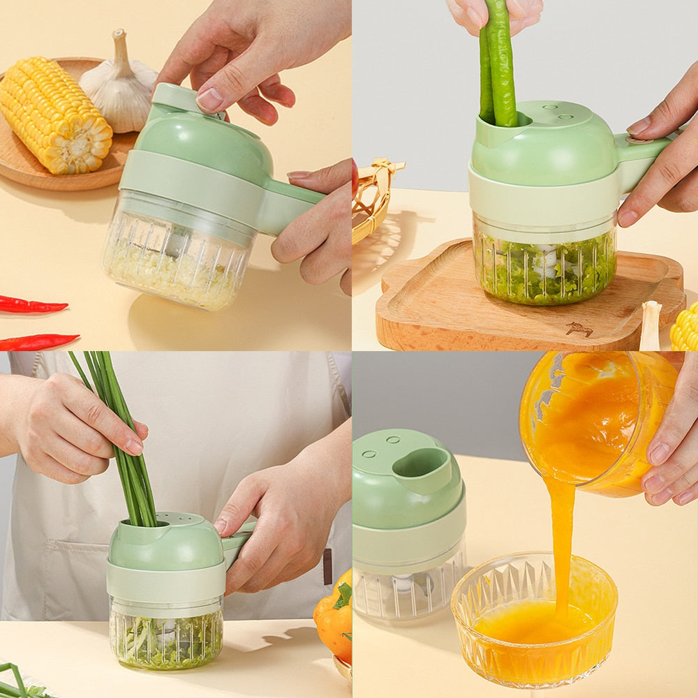 4-in-1 Electric Veggie Cutter